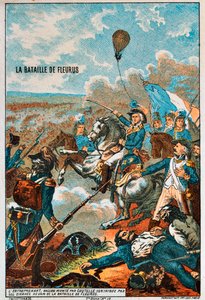 البالون المنتصر ، الذي طار من قبل Coutelle ، في معركة Fleurus ، 1794 1890s بواسطة غير معروف