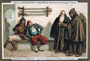 رهبان الكابوتشين في مالاتا أسرى ، 1895 بواسطة غير معروف