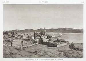 The city of Al Minya and the River Nile, Egypt بواسطة غير معروف