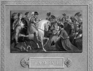 دخول جيمس الأول إلى لندن ، c1603 ، القرن التاسع عشر بواسطة غير معروف