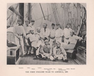 أول فريق للكريكيت الإنجليزي يقوم بجولة في أمريكا ، 1859 1912 بواسطة غير معروف