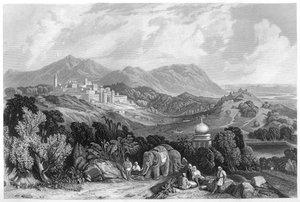 حصن ناهان في سيطرة أودي ، الهند ، عام 1860 بواسطة غير معروف