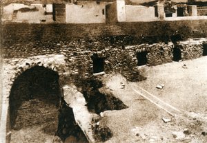 الشرفة العظيمة على criptoportico ، بومبي ، إيطاليا ، c1900s بواسطة غير معروف