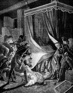 مقتل القيصر بول الأول من روسيا ، مارس 1801 1882-1884 بواسطة غير معروف