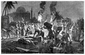 الطريق البري ، بولاق ، مصر ، 1900 بواسطة غير معروف