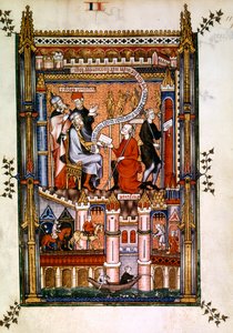 يرسل كهنة باريس الوثنيون رسالتهم إلى روما ، 1317 بواسطة غير معروف