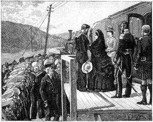 الملكة تقدم ميدالية ألبرت لخفر السواحل جورج أوتلي ، أواخر القرن التاسع عشر ، 1900 بواسطة غير معروف