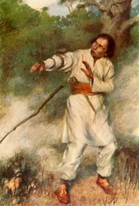 "الثعبان يلتف بسرعة حول ذراعه" ، 1917. بواسطة غير معروف