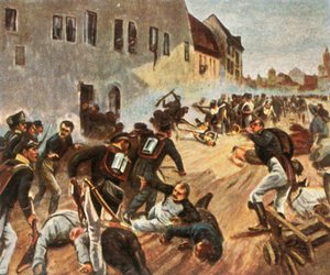 اقتحام بوابة غريما ، 19 أكتوبر 1813 ، 1936. بواسطة غير معروف