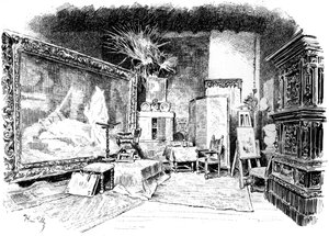استوديو كارل فون بيلوتي ، c1880-1882 بواسطة غير معروف