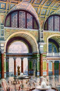 حوض الحمام في كاراكالا ، روما ، إيطاليا ، 1933-1934 بواسطة غير معروف