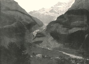 الوادي ، Grindenwald ، سويسرا ، 1895. بواسطة غير معروف