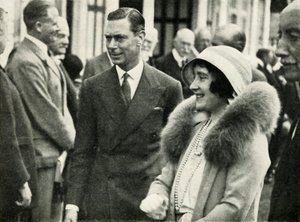 أصحاب الجلالة في المعرض الزراعي الملكي ، ساوثهامبتون ، 1932 ، 1937. بواسطة غير معروف
