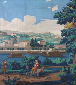 ثلاث لوحات مشتركة: آراء ليون ، فرنسا ، الطبعة الأولى ، 1821. بواسطة غير معروف