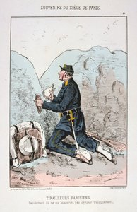 Tirailleurs Parisiens ، حصار باريس ، 1870-1871 بواسطة غير معروف