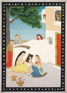 تواليت رادها ، ج. 1810-1820. بواسطة غير معروف