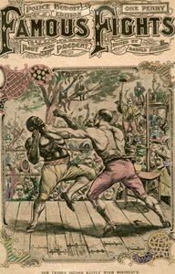 معركة توم كريبس الثانية مع مولينو ، 1811 أواخر القرن التاسع عشر أو أوائل القرن العشرين بواسطة غير معروف