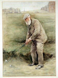 توم موريس سينيور ، لاعب غولف بريطاني ، بورتريه ، عام 1910 بواسطة غير معروف