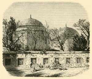 قبر سليمان العظيم وروكسولانا ، القسطنطينية ، 1890. بواسطة غير معروف