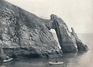 Torquay - جسر لندن الطبيعي ، 1895 بواسطة غير معروف
