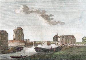 برج الفرنسيسكان فريري ، أكسفورد ، 1788 بواسطة غير معروف