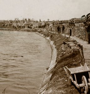 الخنادق في نيوبورت ، فلاندرز ، بلجيكا ، c1914-c1918 بواسطة غير معروف