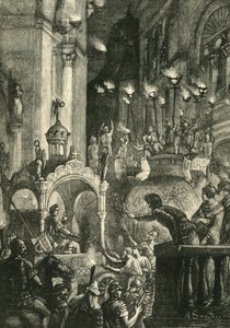 انتصار هرقل في القسطنطينية ، 629 م ، 1890. بواسطة غير معروف