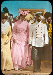 القيصر نيكولاس الثاني من روسيا و Tsarina Alexandra ، c1894-c1917 بواسطة غير معروف