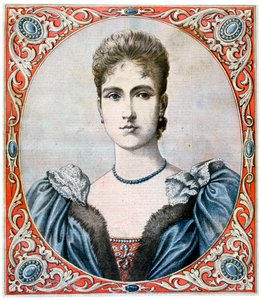 تسارينا ألكسندرا ، زميل الإمبراطورة في روسيا ، 1894 بواسطة غير معروف