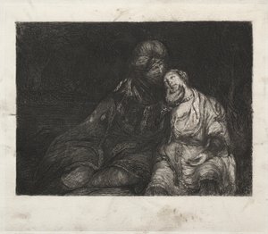 شخصان ، 1800s. بواسطة غير معروف