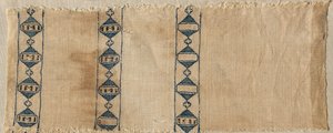 قطعتان من وشاح أو غطاء رأس ، 1300. بواسطة غير معروف