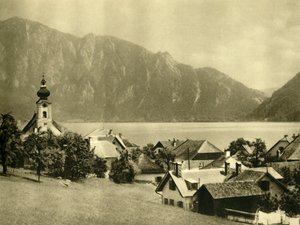 Unterach am Attersee ، النمسا العليا ، c1935. بواسطة غير معروف