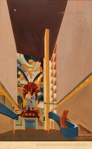 دراسة جدارية بدون عنوان ، كاليفورنيا. 1939. بواسطة غير معروف