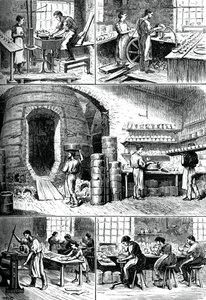 عمليات الفخار المختلفة ، c1880 بواسطة غير معروف