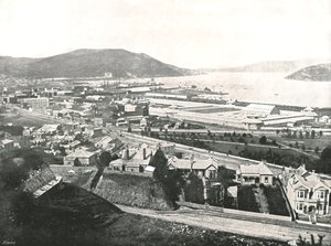منظر من شارع ميتلاند ، دنيدن ، نيوزيلندا ، 1895. بواسطة غير معروف
