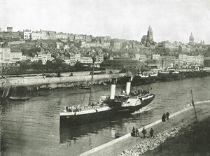 منظر من الرصيف الغربي ، بولون ، فرنسا ، 1895. بواسطة غير معروف
