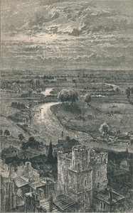 منظر من البرج الدائري ، 1895 بواسطة غير معروف