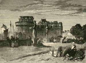 منظر في نانت ، 1890. بواسطة غير معروف