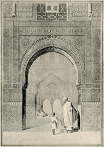منظر في قاعة الأختين ، القرن التاسع عشر ، 1907. بواسطة غير معروف