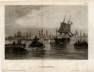 منظر لأرخانجيلسك ، 1833 بواسطة غير معروف