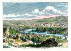 منظر لكوماياغوا ، جمهورية هندوراس ، c1880 بواسطة غير معروف