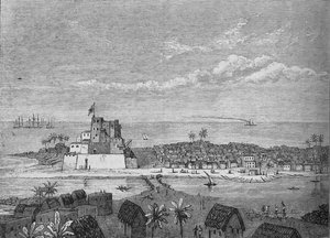 منظر المينة ، c1880 بواسطة غير معروف