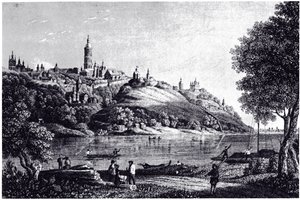منظر لكييف ، 1835 بواسطة غير معروف