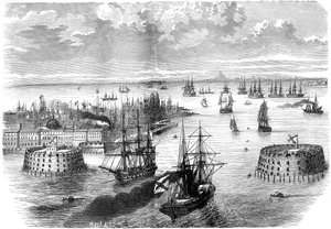 منظر لكرونشتات ، روسيا ، 1882-1884 بواسطة غير معروف