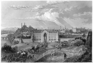 منظر لكناو ، الهند ، c1860 بواسطة غير معروف