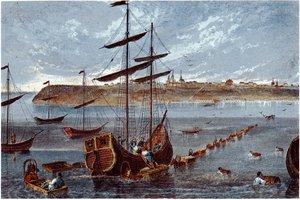 منظر تاغونروغ ، ج. 1840 بواسطة غير معروف
