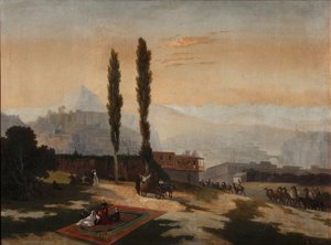 منظر تيفليس ، 1890 بواسطة غير معروف