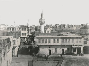 منظر للبلدة القديمة ، السويس ، مصر ، 1895. بواسطة غير معروف