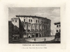 View of the Theatre of Marcellus, Rome بواسطة غير معروف