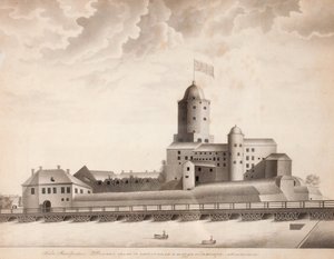 منظر لقلعة فيبورغ ، ج. 1840 بواسطة غير معروف